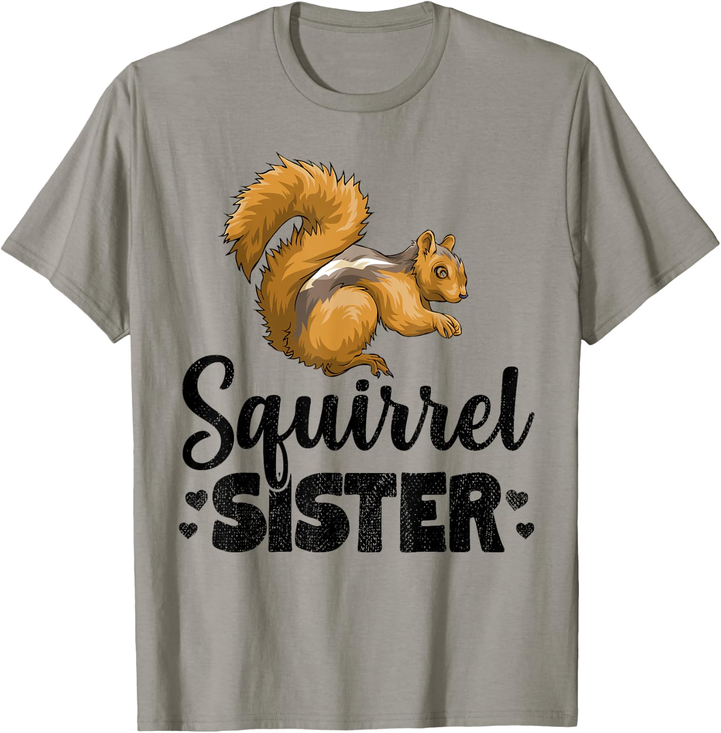 Squirrel Sister Squeak Chestnut Animal T-Shirt - T-Shirt | Sand