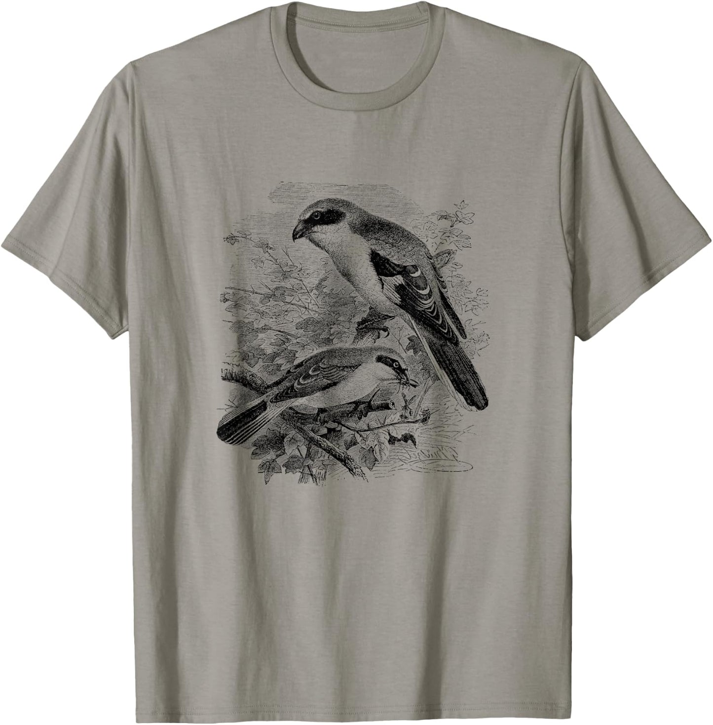 Shrike Bird Print T-Shirt - T-Shirt | Sand