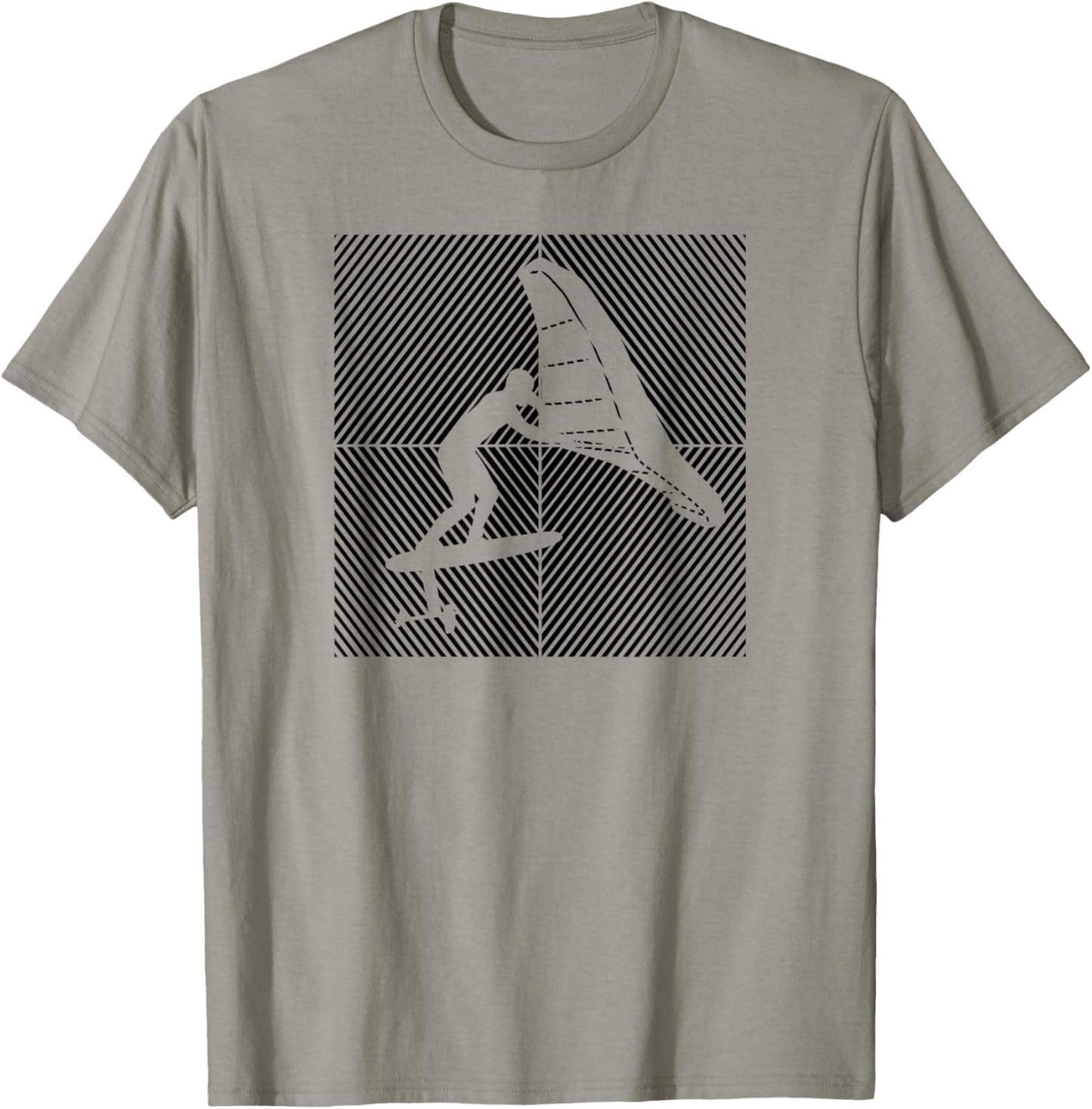 Wingfoil-Surfer Wingfoiling Hydrofoil Kitefoil Wingsurf T-Shirt - T-Shirt | Sand