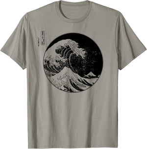 The Great Wave from Kanagawa Hokusai Japanese Art T-Shirt - T-Shirt | Sand