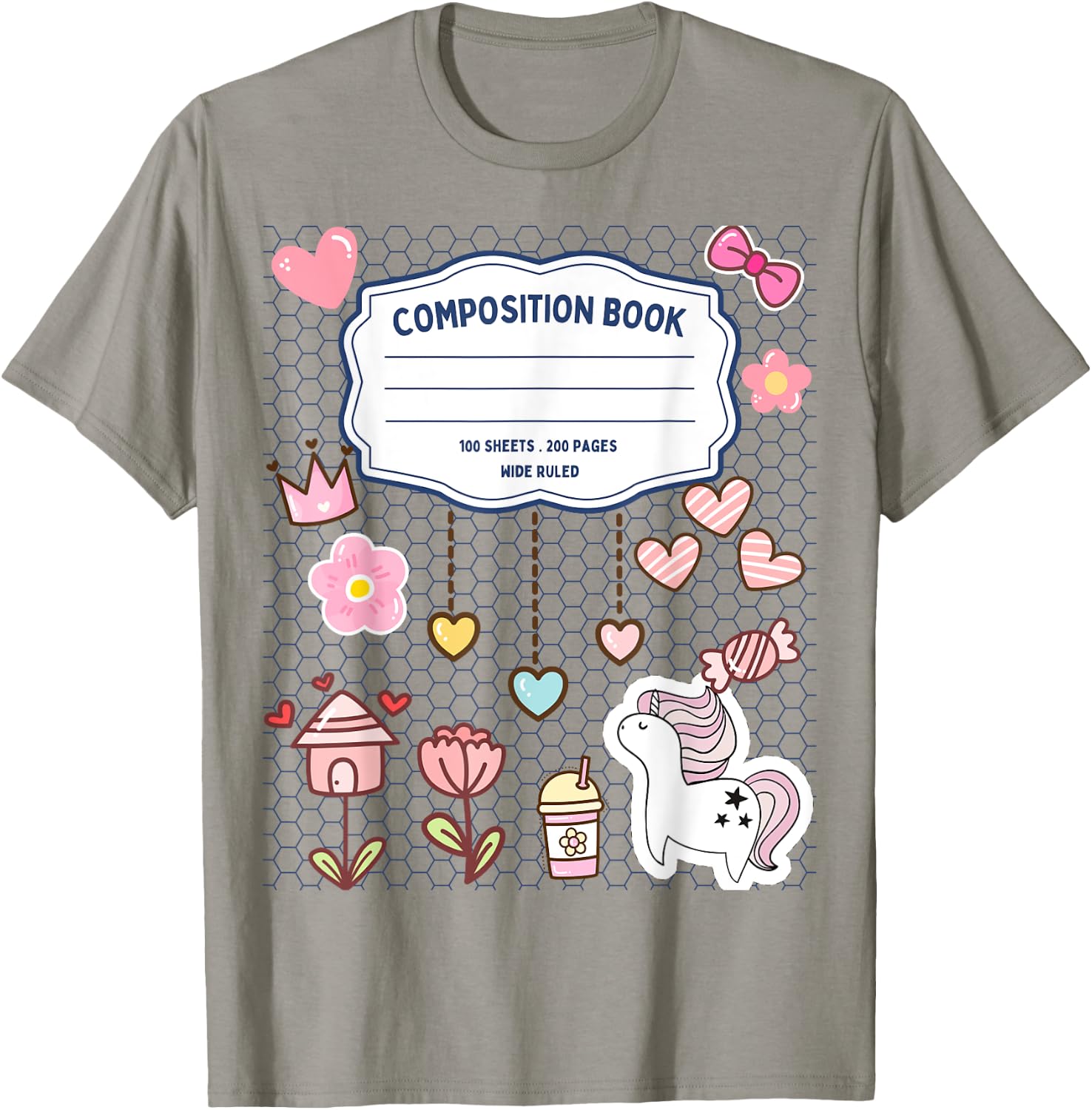 Composition Notebook Costume Matching Group Halloween T-Shirt - T-Shirt | Sand
