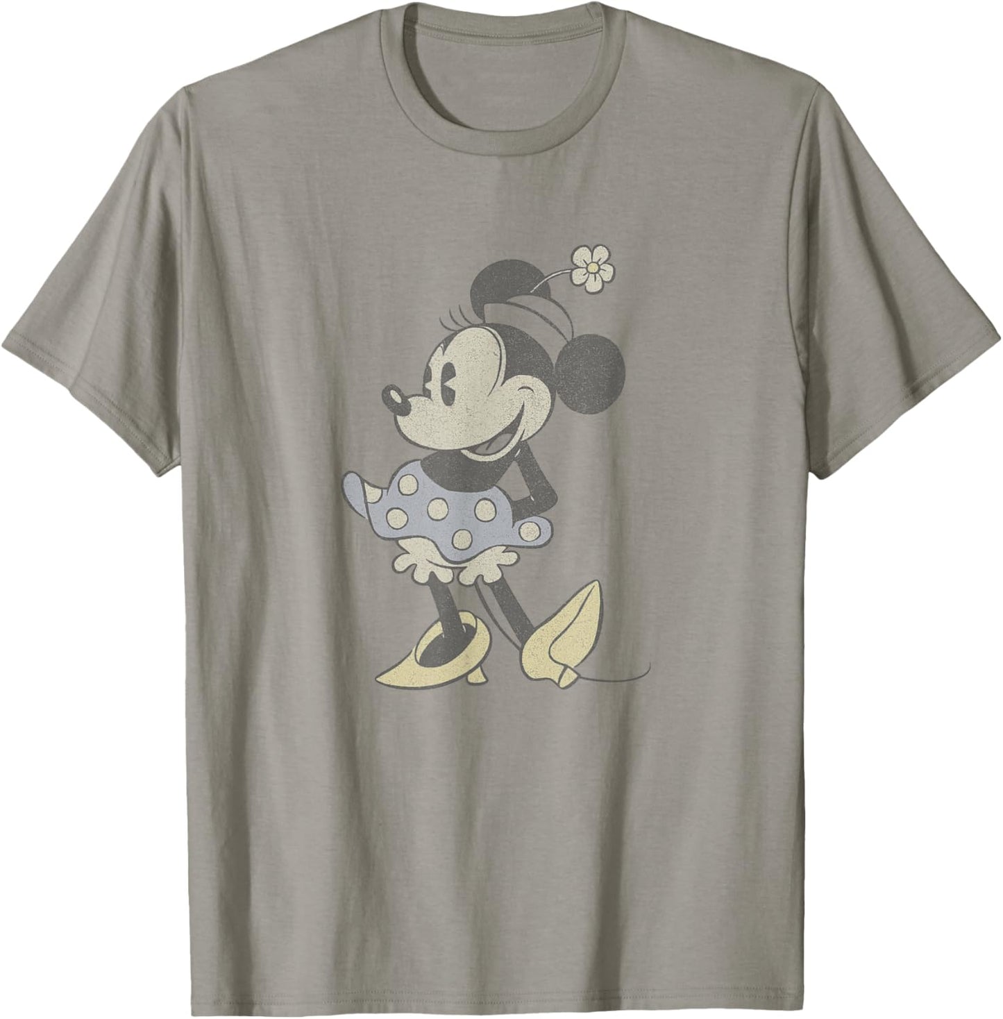 Disney Mickey and Friends Minnie Mouse Portrait Fade Vintage T-Shirt - T-Shirt | Sand