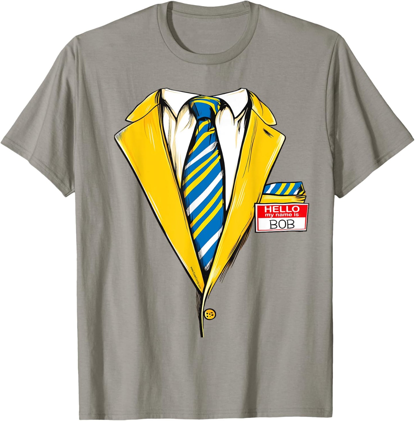 Yellow Bob Funny Halloween Costume Zombie Tuxedo Suit Tux T-Shirt - T-Shirt | Sand