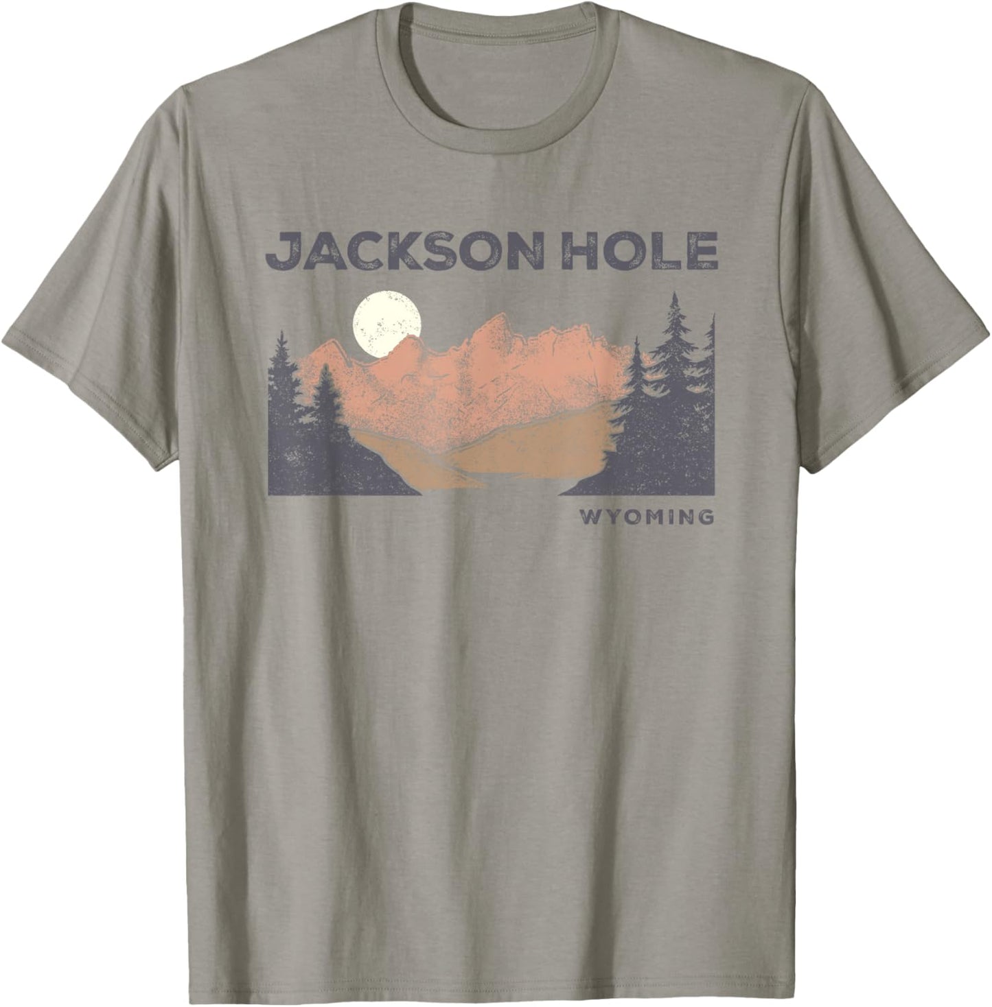 Retro Jackson Hole Wyoming Grand Teton Vintage T-Shirt - T-Shirt | Sand