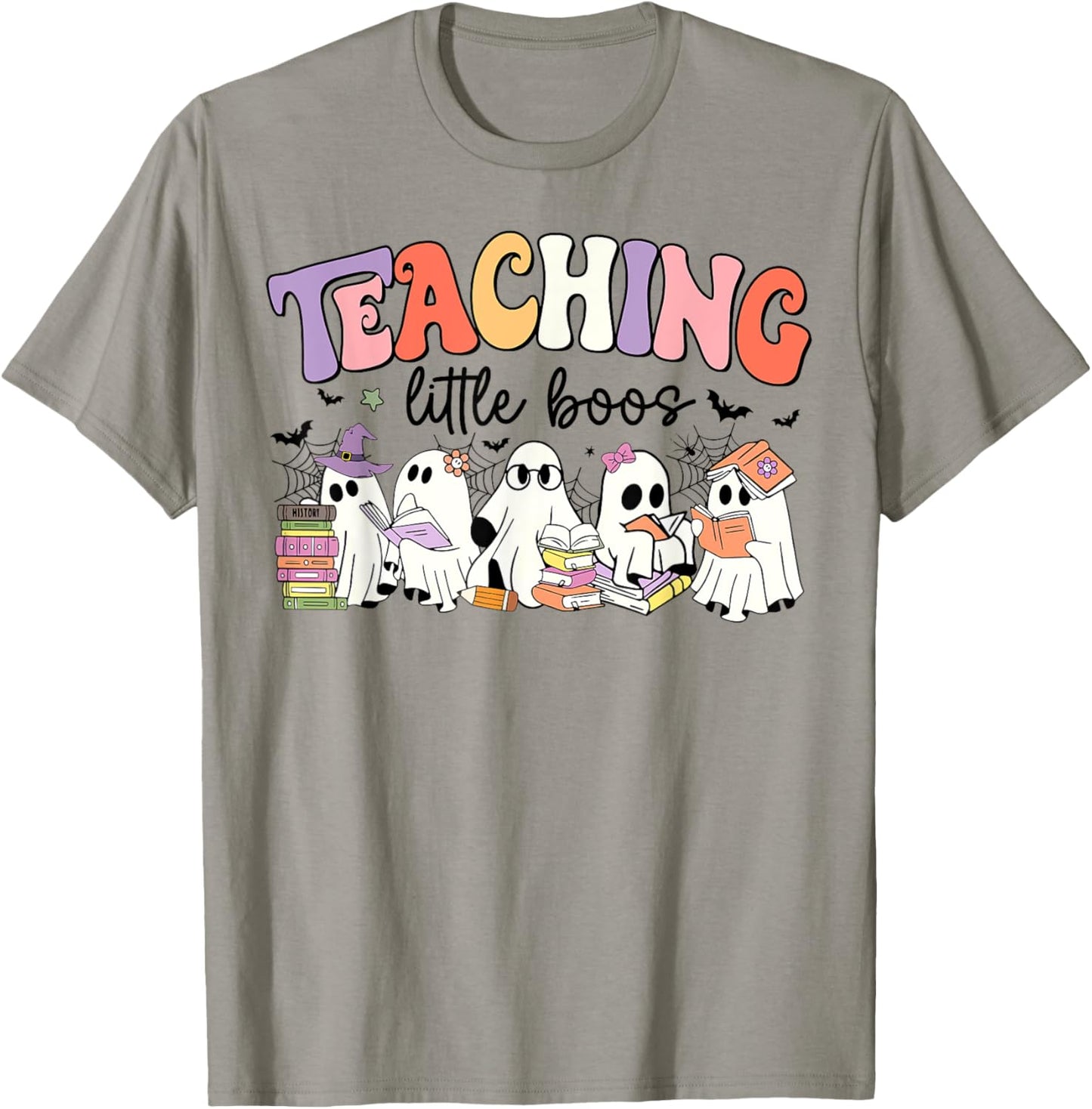 Teaching My Little Boos Teacher Ghost Teacher Halloween Women Kids T-Shirt - T-Shirt | Sand