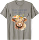 The Heifer Is Retired Highland Cow T-Shirt - T-Shirt | Sand