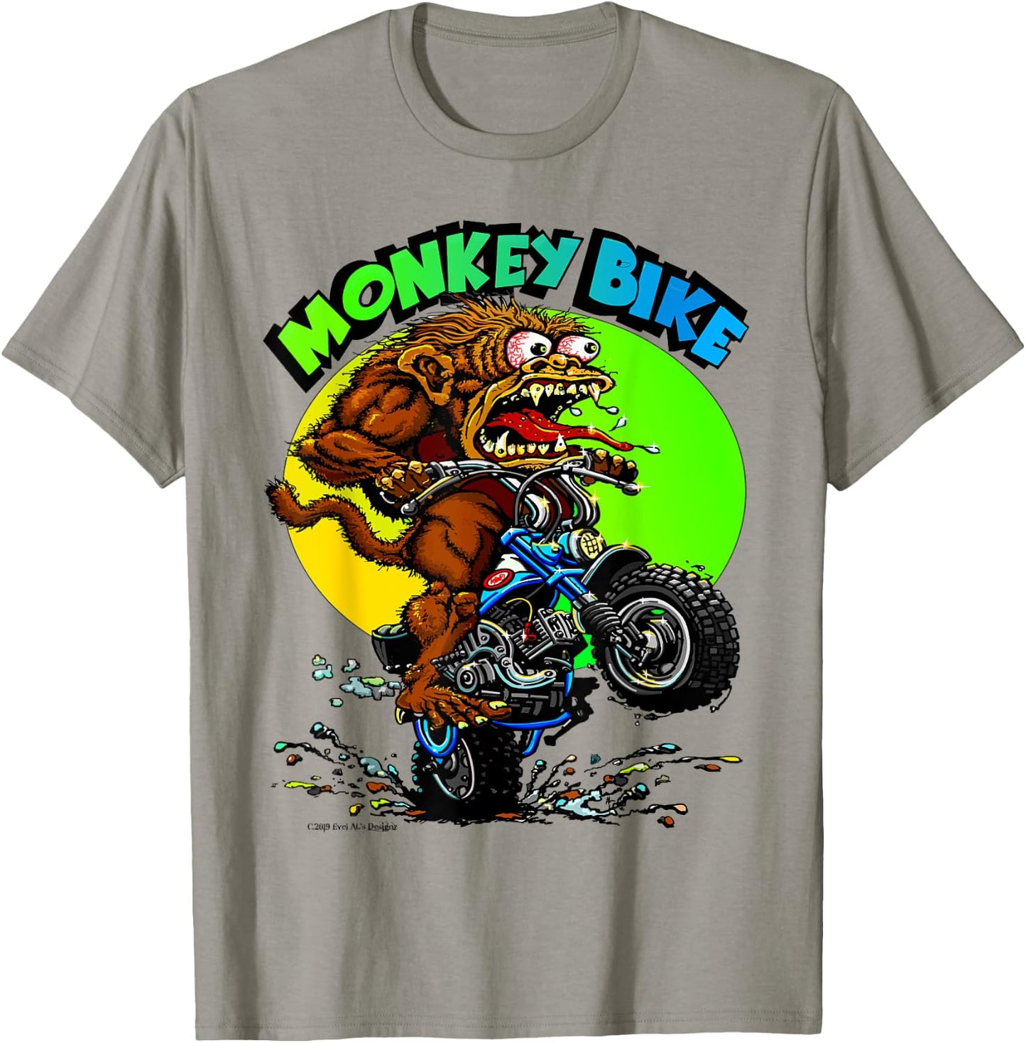 Monkey Bike T-Shirt - T-Shirt | Sand