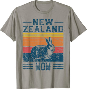 Best Rabbit Mom Women - Vintage New Zealand T-Shirt - T-Shirt | Sand