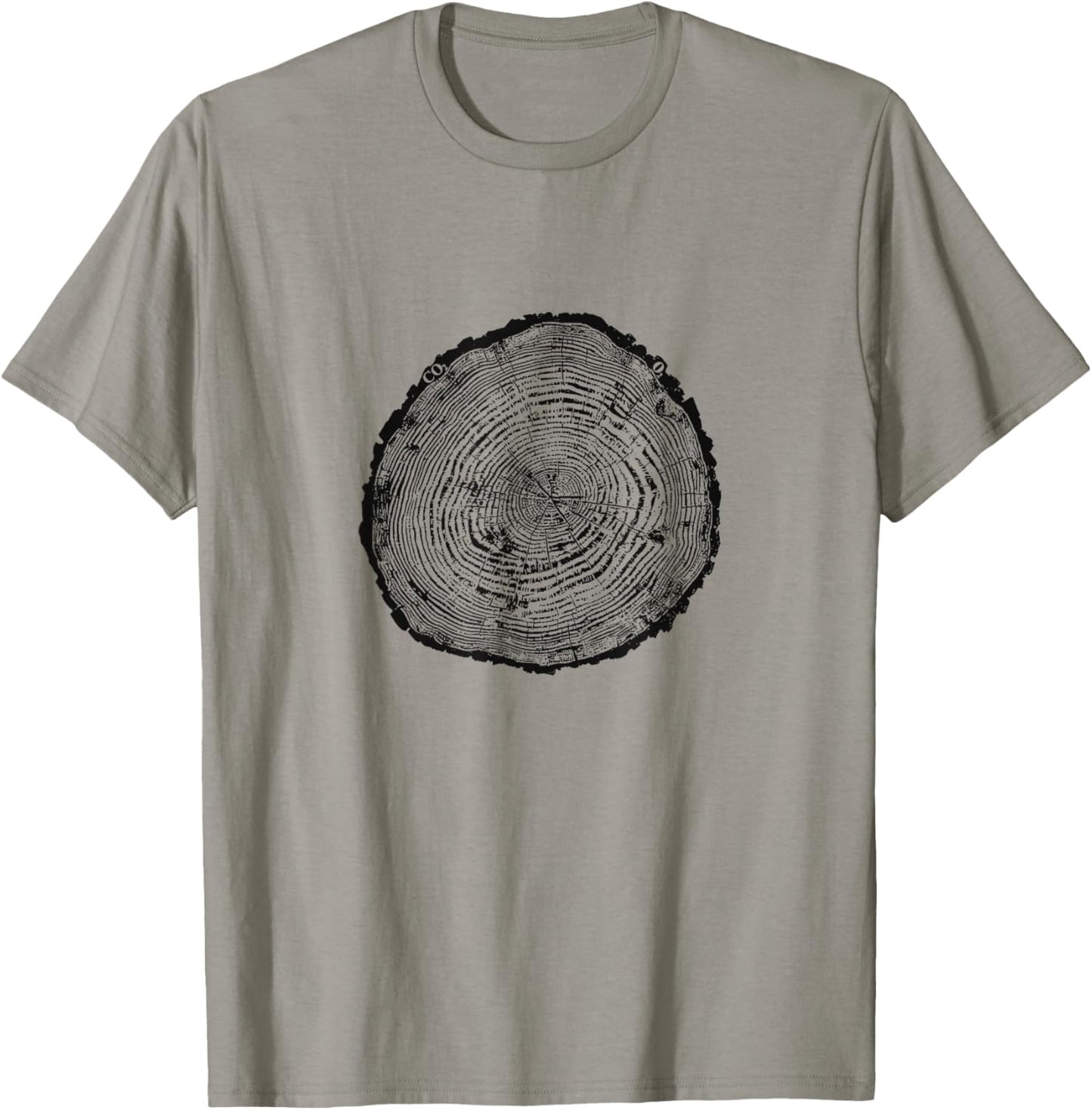 Tree Growth Rings Environmental T-Shirt - T-Shirt | Sand