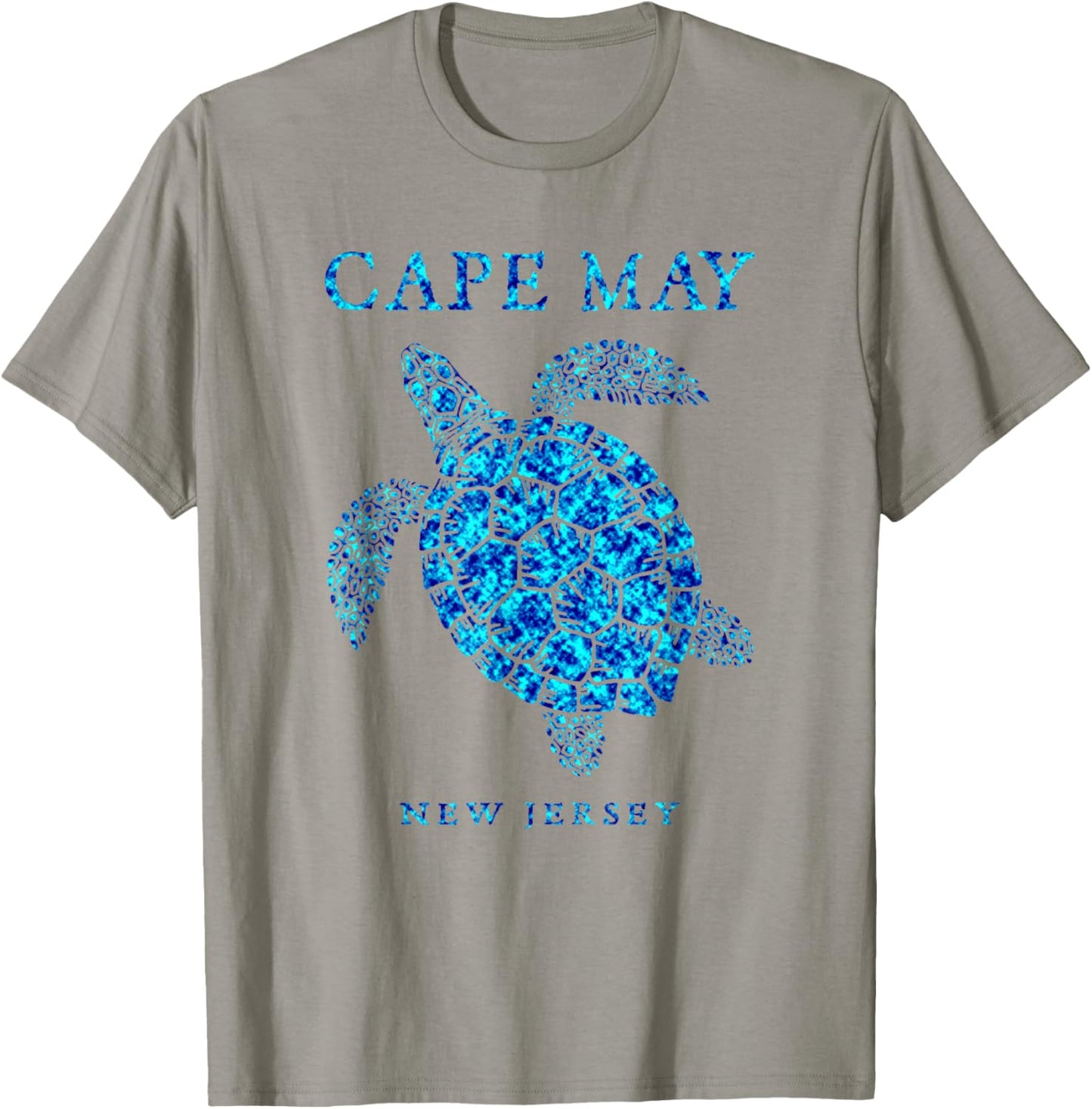 Cape May New Jersey NJ Sea Turtle Beach Souvenir Girls Boys T-Shirt - T-Shirt | Sand