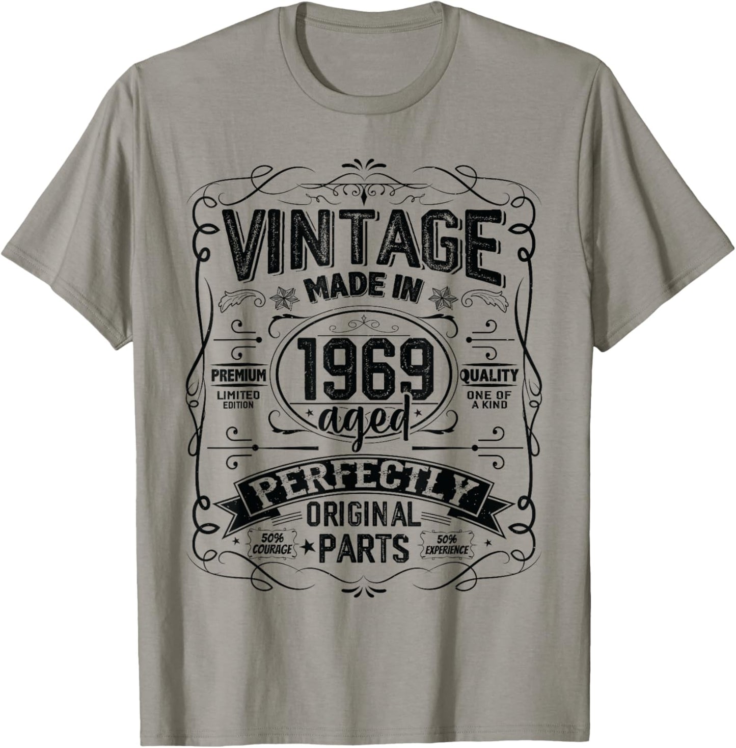 Vintage 1969 Classic 1969 Limited Edition Men Women Birthday T-Shirt - T-Shirt | Sand