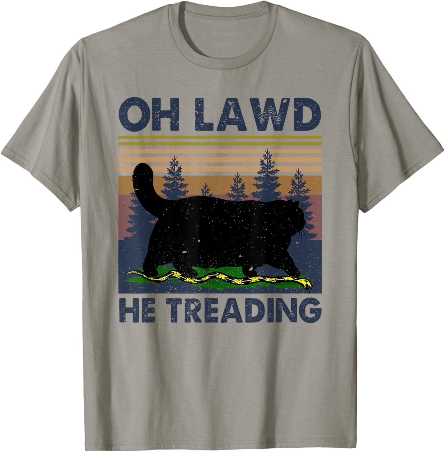 Oh Lawd He Treading T-Shirt - T-Shirt | Sand