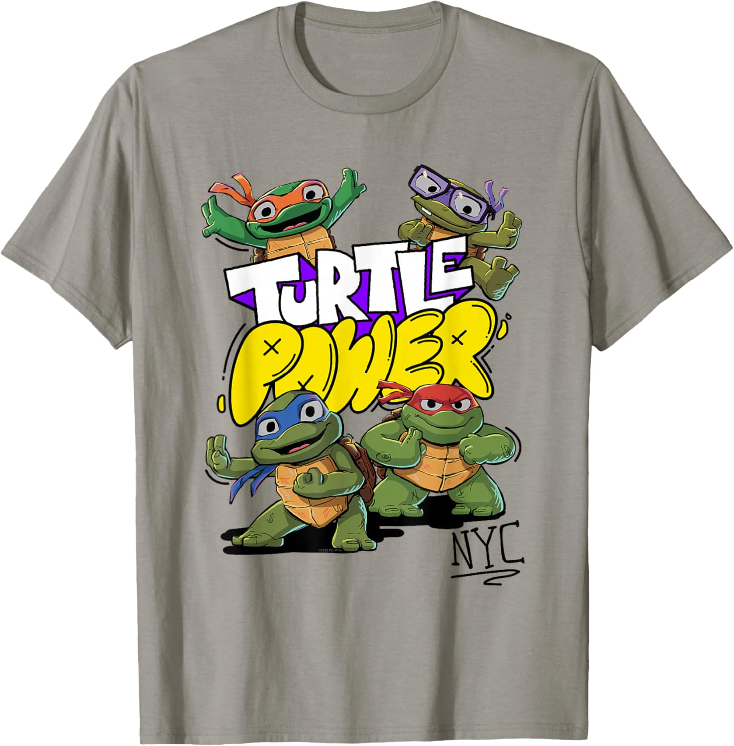 Teenage Mutant Ninja Turtles: Mutant Mayhem Cute Turtle T-Shirt - T-Shirt | Sand