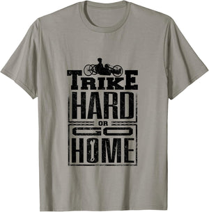 Recumbent Trike Triker Recumbent Bike Trike Hard T-Shirt - T-Shirt | Sand