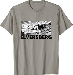 Fußball Panda Kaiserlinde Elversberg Erste Liga Schwarz Weiß T-Shirt - T-Shirt | Sand