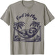 First We Nap Funny Sleeping Sloth Lover T-Shirt - T-Shirt | Sand