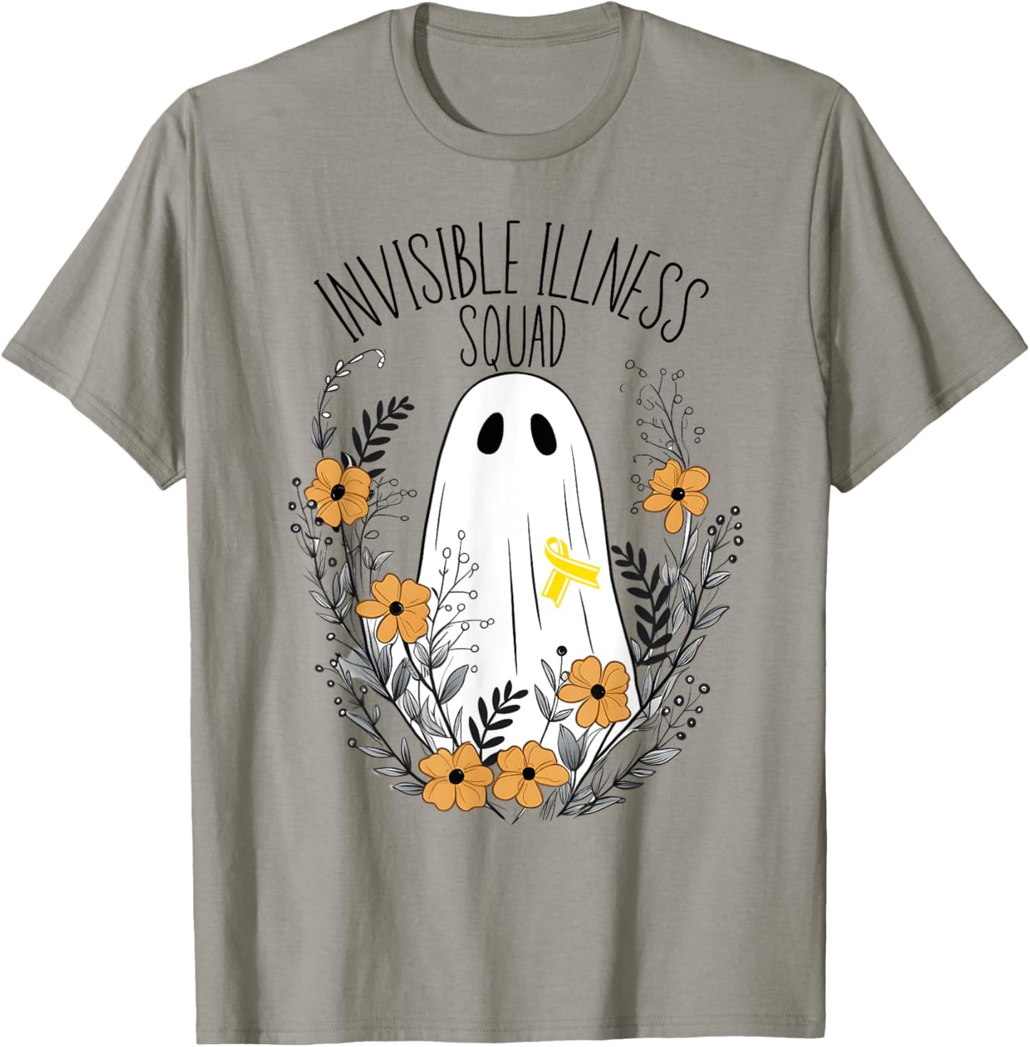 Invisible Illness Ghost Endometriosis Awareness Women's T-Shirt - T-Shirt | Sand
