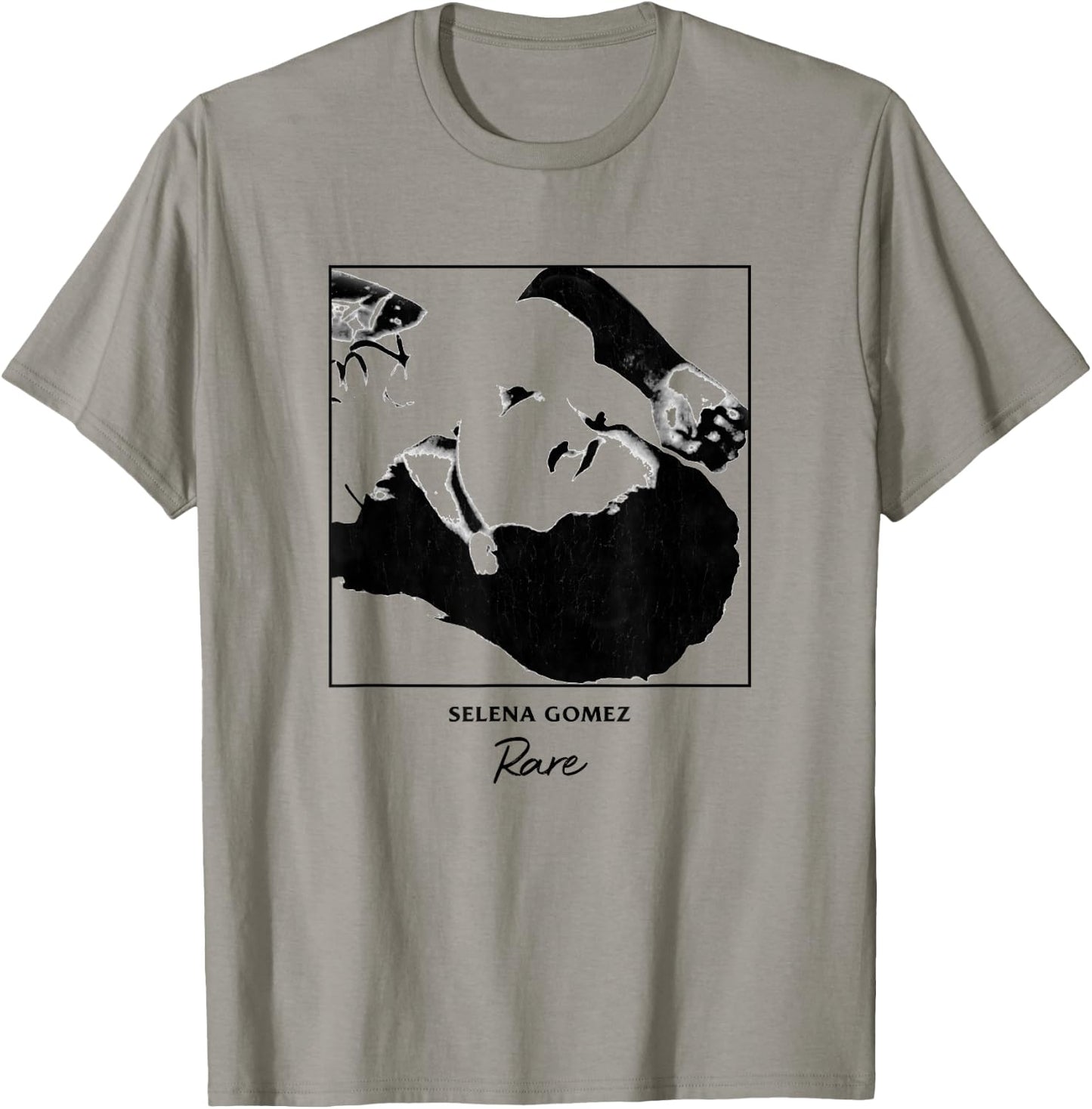 Selena Gomez Black & White Album Art T-Shirt - T-Shirt | Sand
