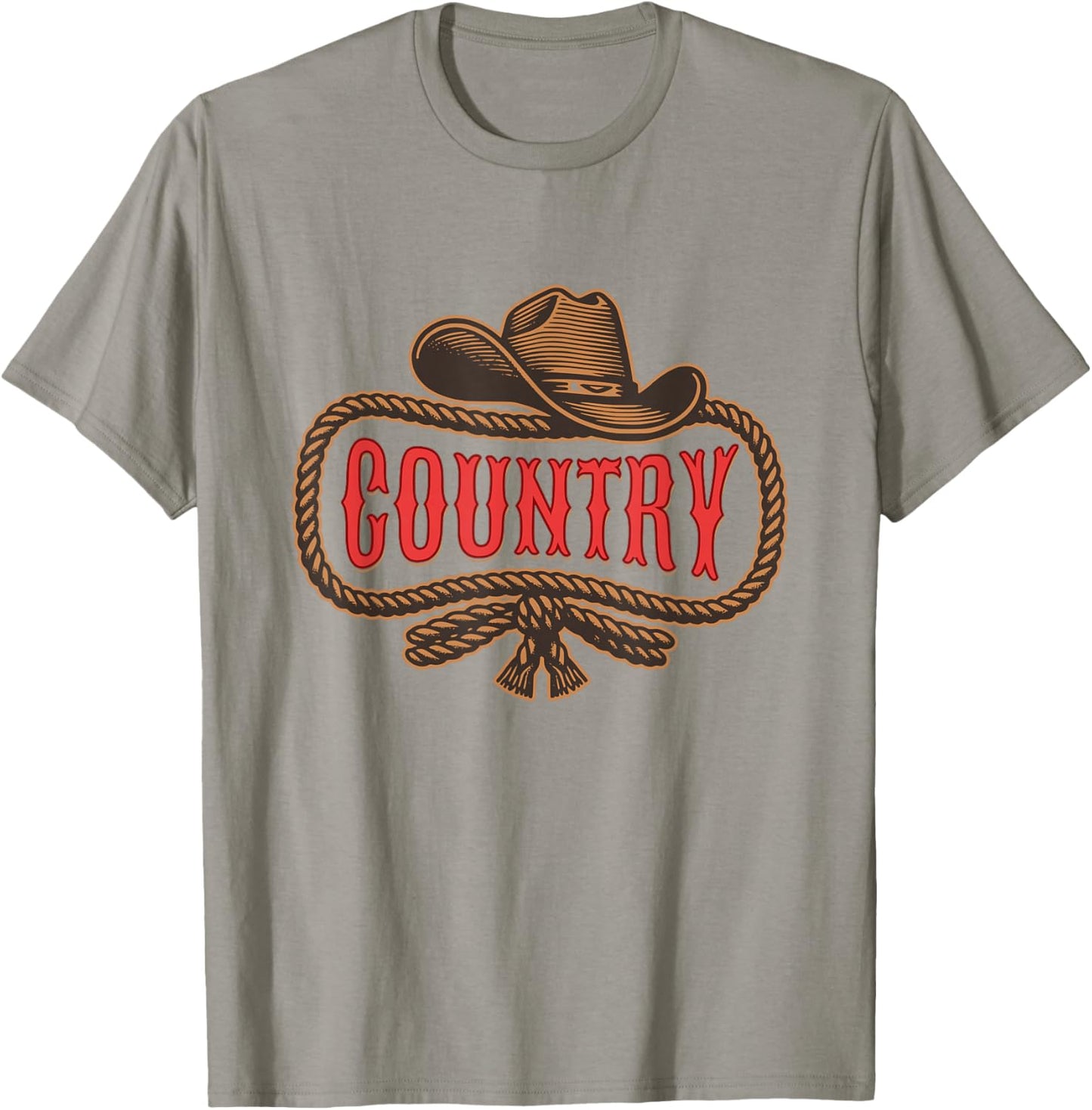 Country Gift Country Girl or Man Music Western T-Shirt - T-Shirt | Sand