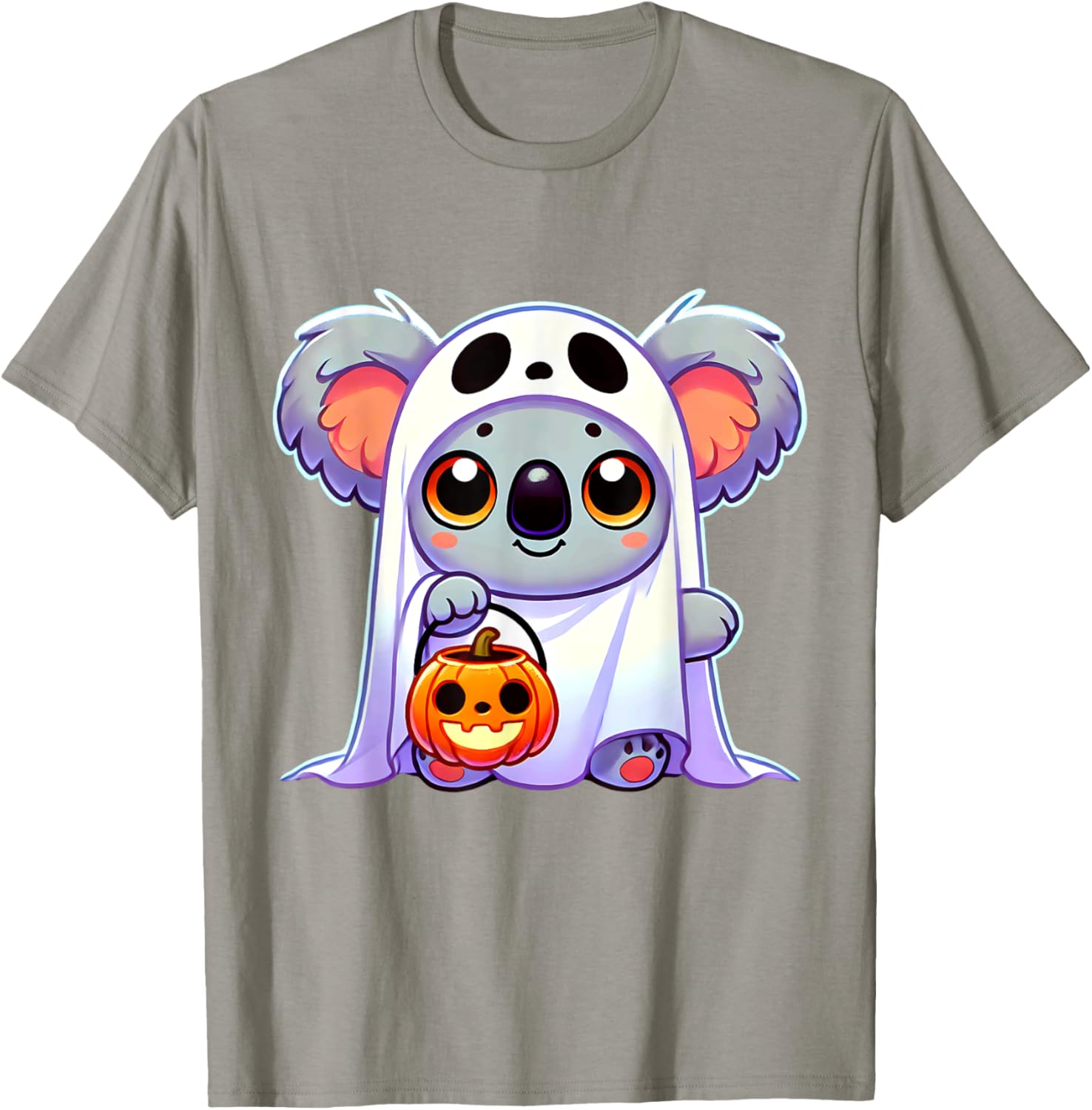 Koala Ghost Halloween Animal Men Women Kids T-Shirt - T-Shirt | Sand