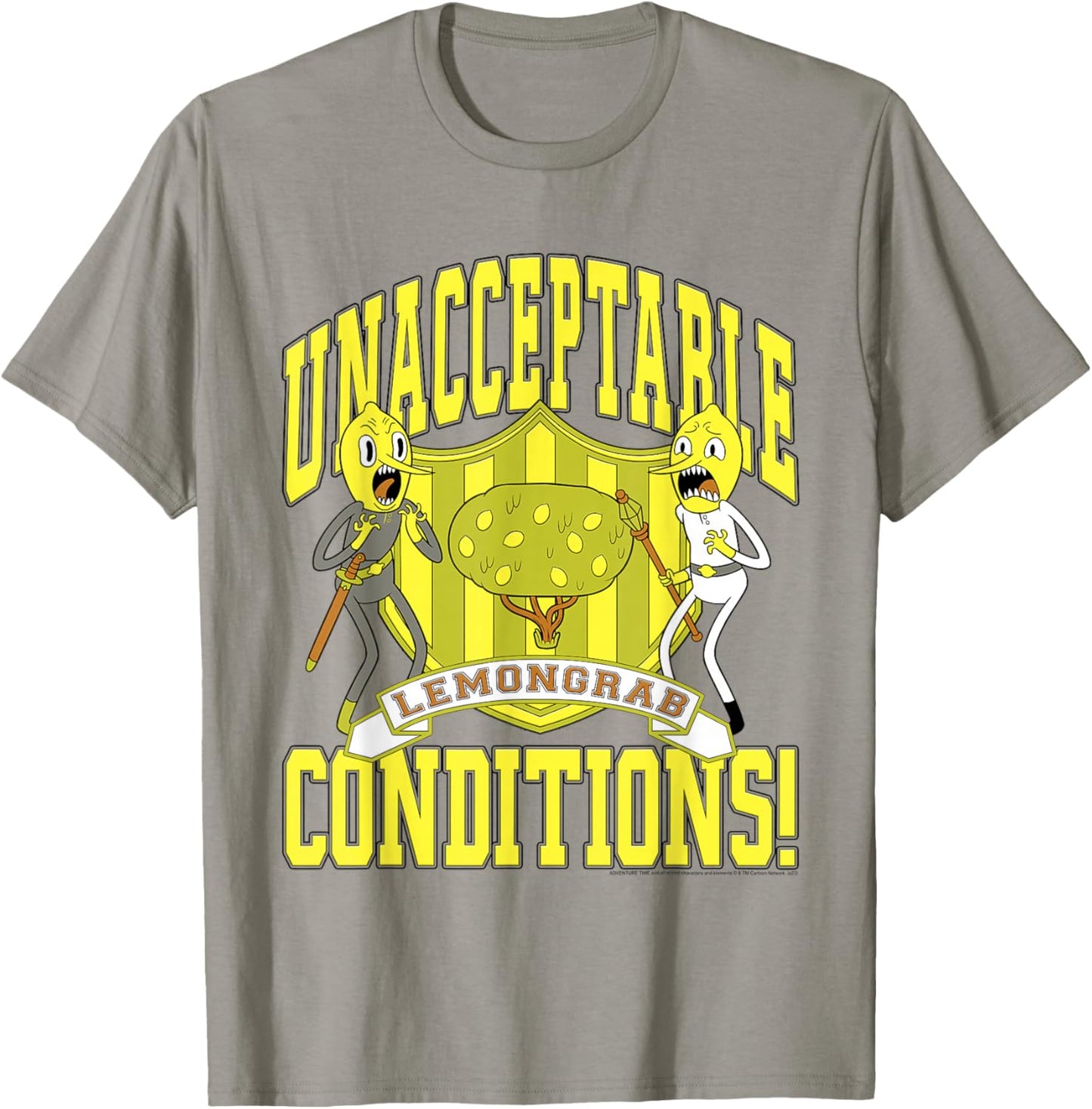 Adventure Time Lemongrab Unacceptable Conditions T-Shirt - T-Shirt | Sand