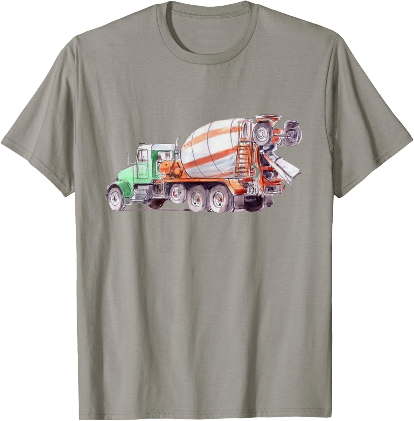 Cement trucks: Concrete mixer truck, construction kids trouble T-Shirt - T-Shirt | Sand
