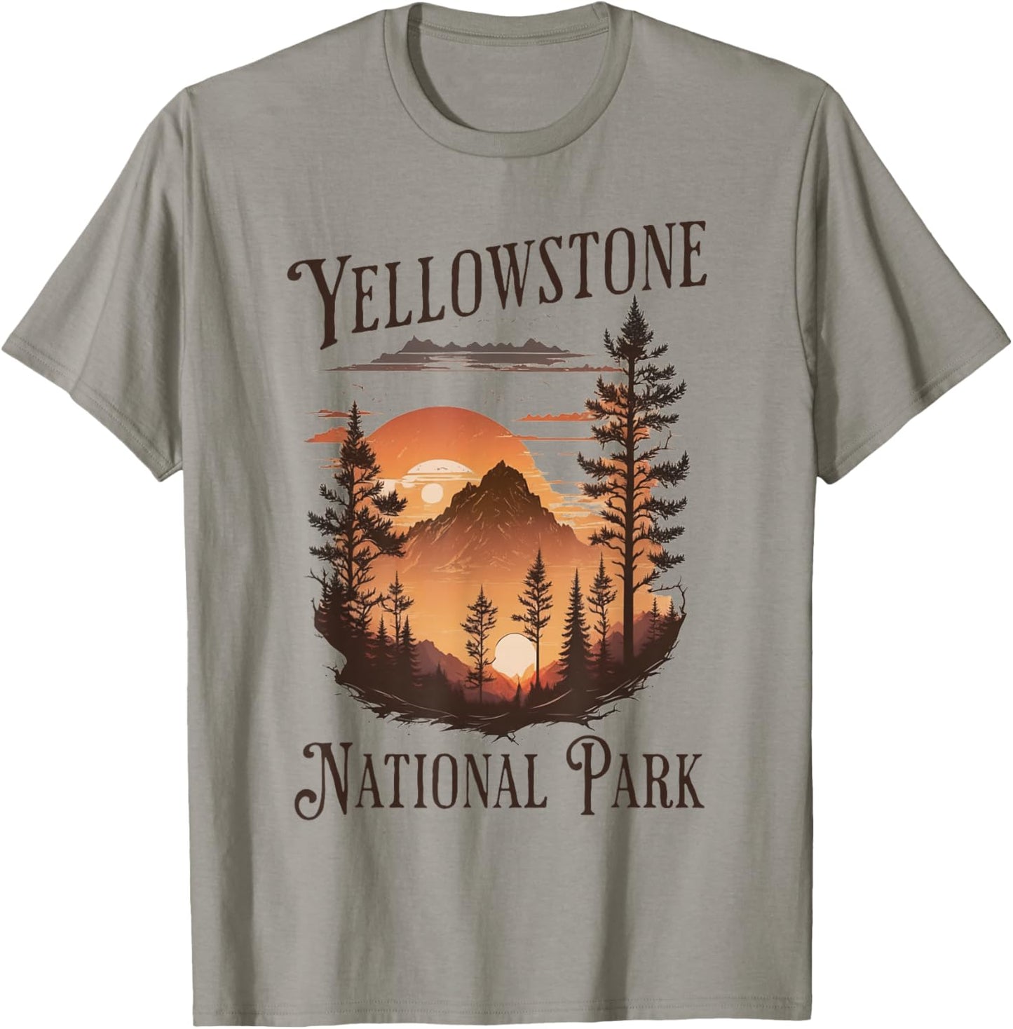 Yellowstone National Park T-Shirt - T-Shirt | Sand