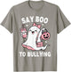 Say Boo To Bullying Orange Anti Bullying Unity Day Halloween T-Shirt - T-Shirt | Sand