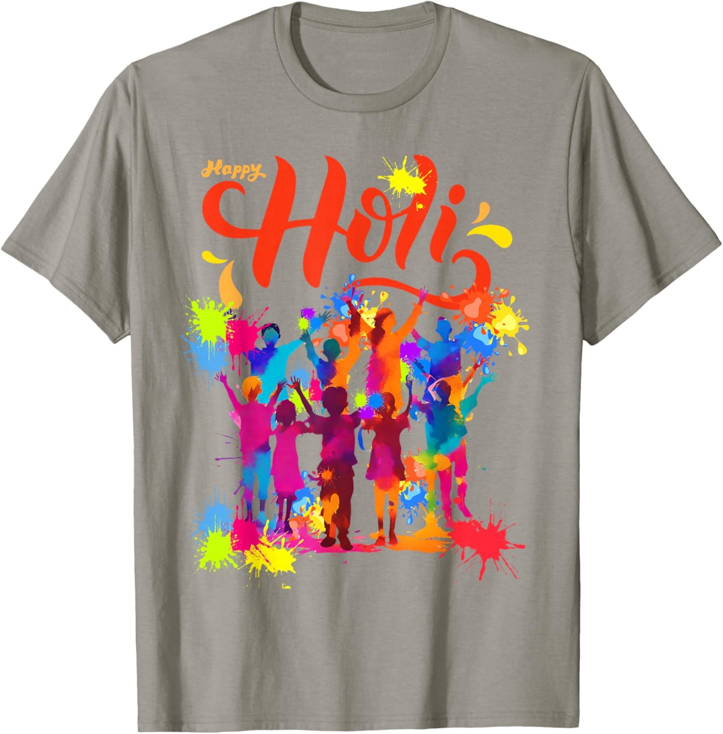 Happy Holi Festival Outfit India Hindu Men Kids T-Shirt - T-Shirt | Sand