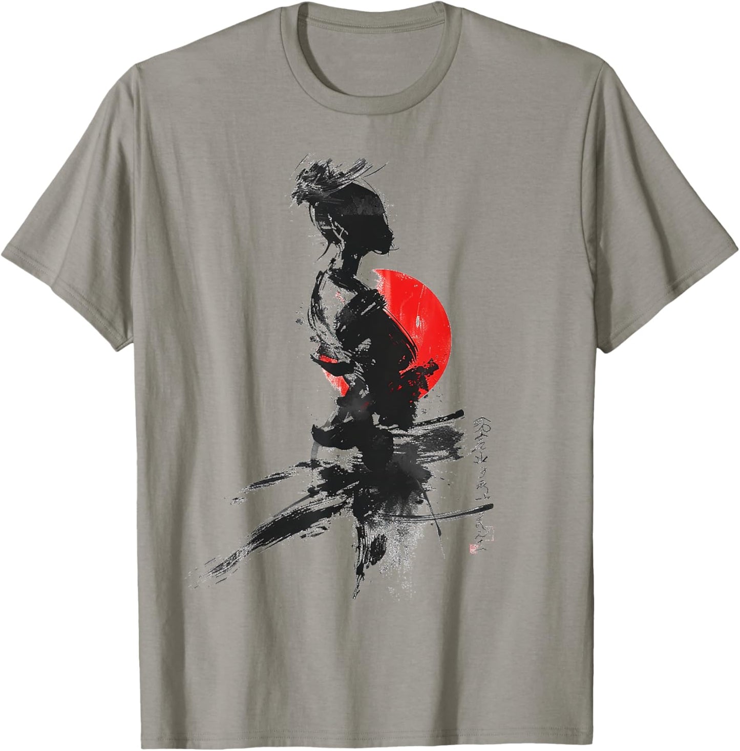 Anime Abstract Women Human Art Graphic Anime T-Shirt - T-Shirt | Sand