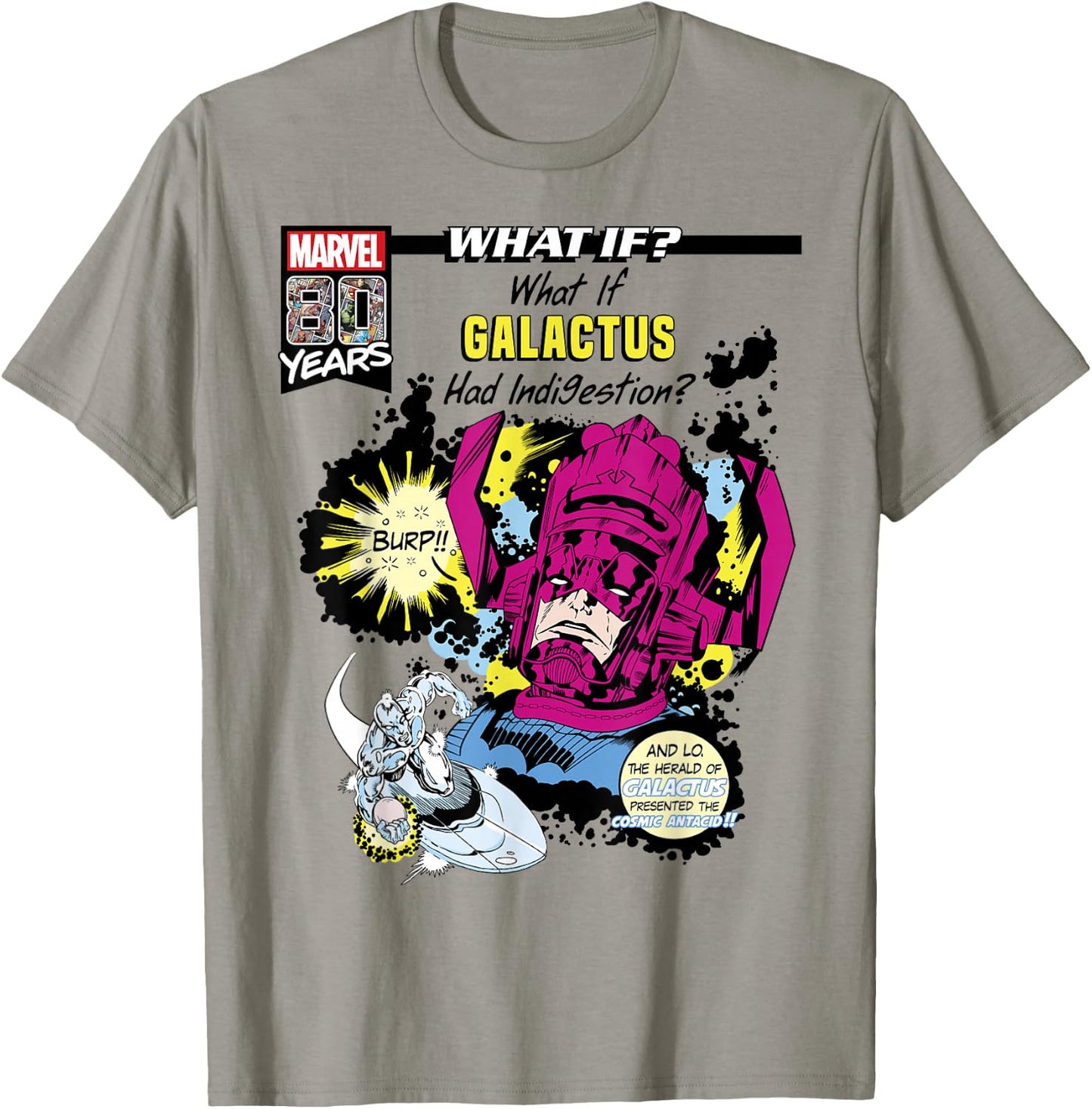 Marvel What If Galactus Had Indigestion Comic Cover Small T-Shirt - T-Shirt | Sand