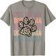 Let's Pawty Girl Mama Puppy Dog Party Birthday Girl Family T-Shirt - T-Shirt | Sand