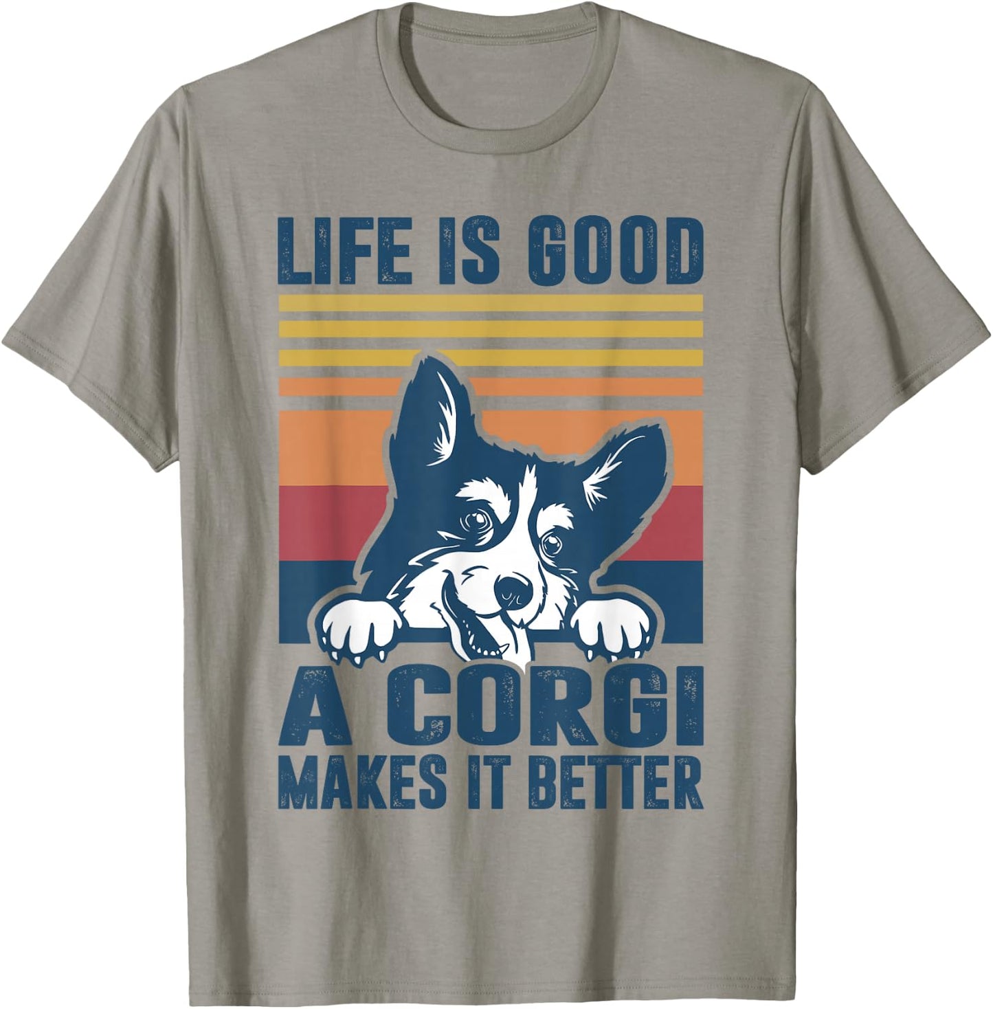 Corgi Dog Gifts for Corgi Lovers Men Women Corgi T-Shirt - T-Shirt | Sand
