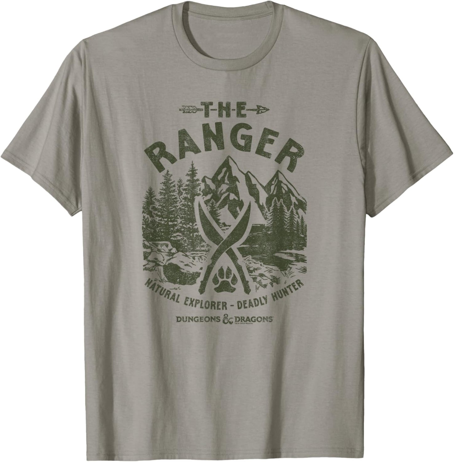 Dungeons & Dragons The Ranger Character Traits T-Shirt - T-Shirt | Sand