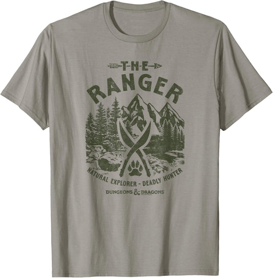Dungeons & Dragons The Ranger Character Traits T-Shirt - T-Shirt | Sand