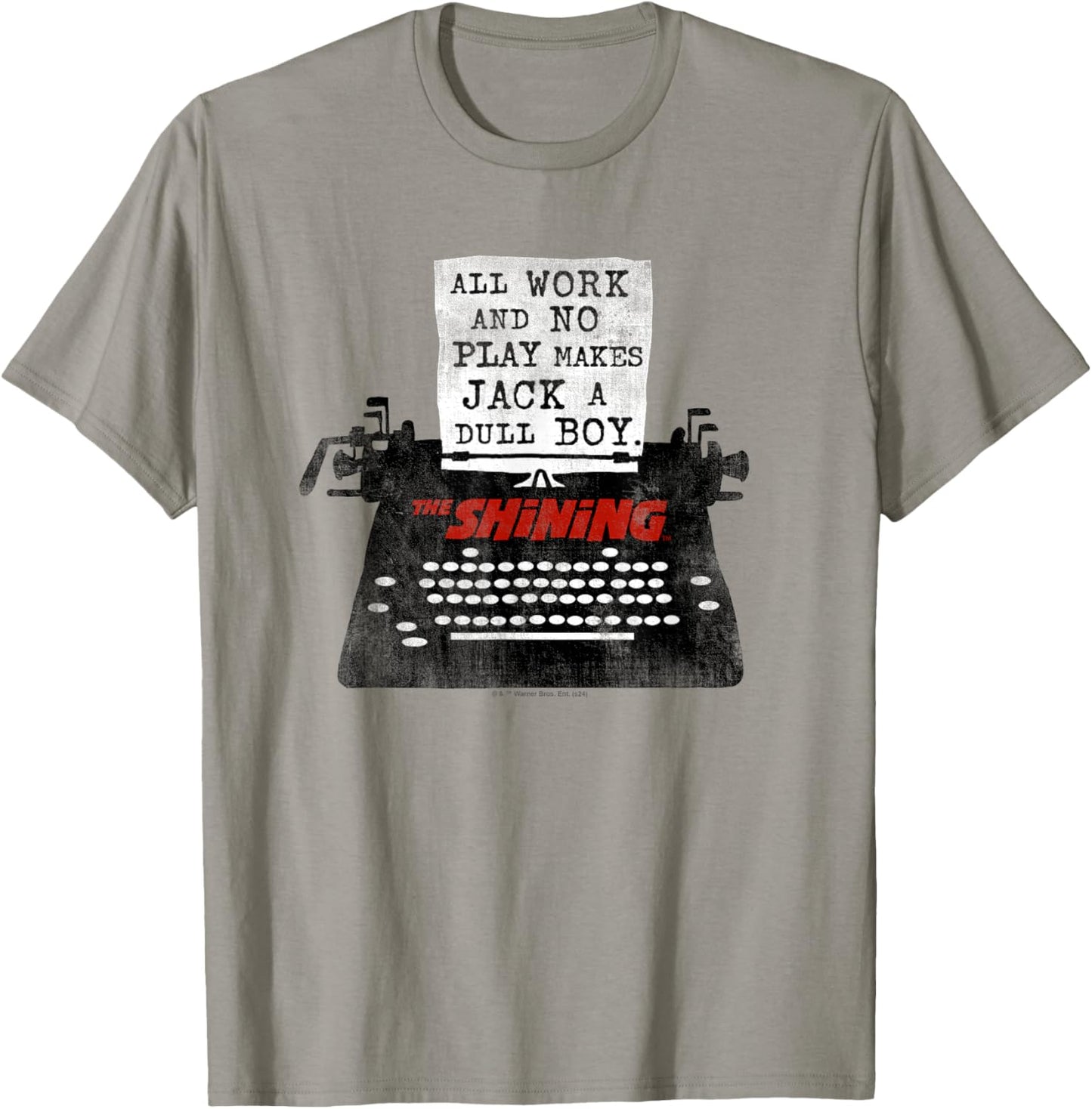 The Shining All Work No Play T-Shirt - T-Shirt | Sand