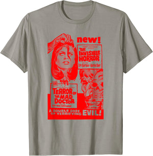Mad Doctor Terror Halloween Monster Poster Horror Movie T-Shirt - T-Shirt | Sand