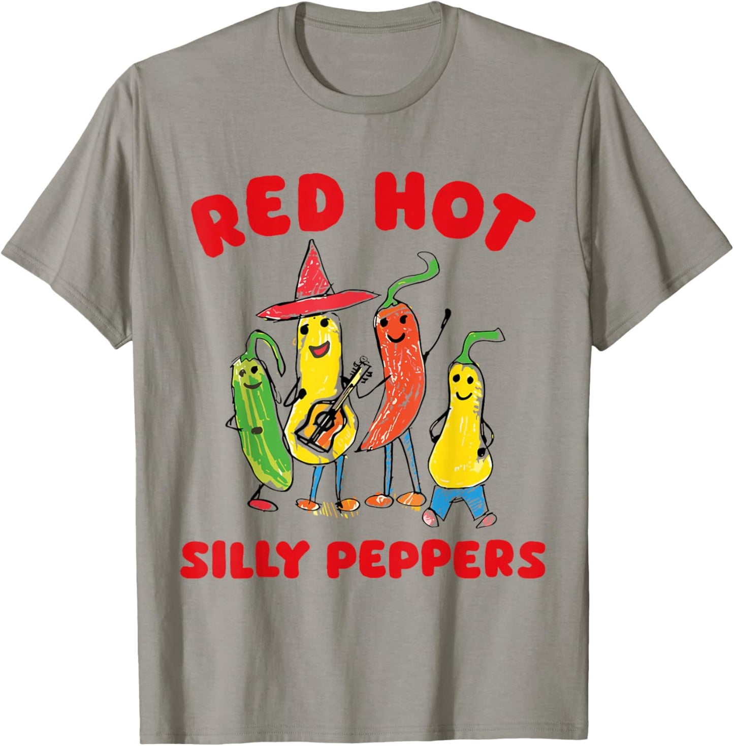 Red Hot Silly Peppers T-Shirt - T-Shirt | Sand