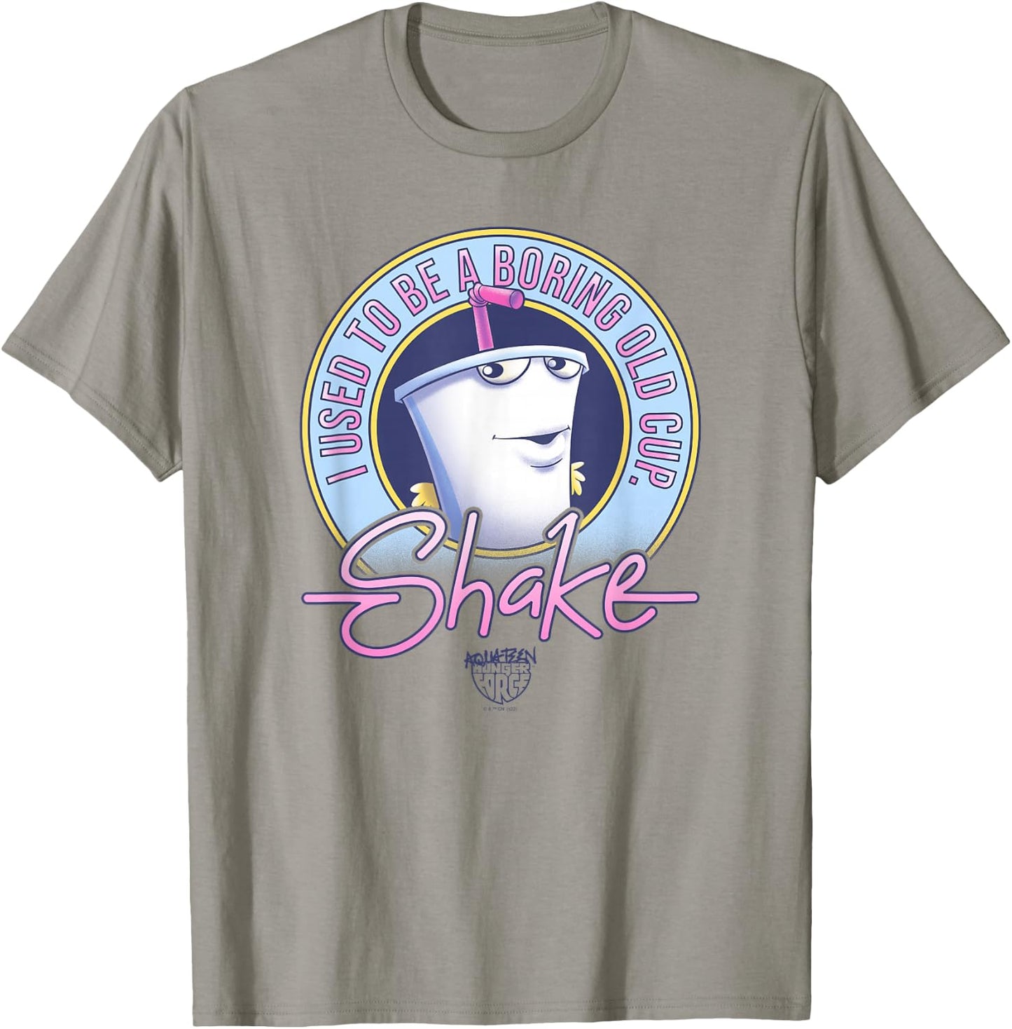 Aqua Teen Hunger Force Master Shake I Used to Be A Cup T-Shirt - T-Shirt | Sand