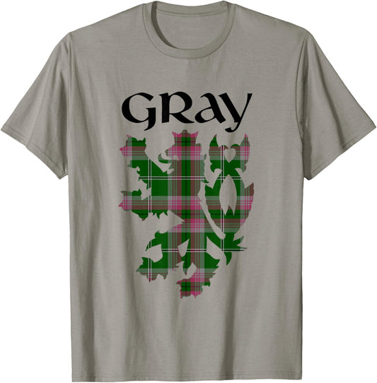 Clan Gray HTG Tartan Scottish Family Name Scotland Pride T-Shirt - T-Shirt | Sand
