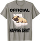 Pug Puggy Dog Pajamas Nightgown Official Napping T-Shirt - T-Shirt | Sand