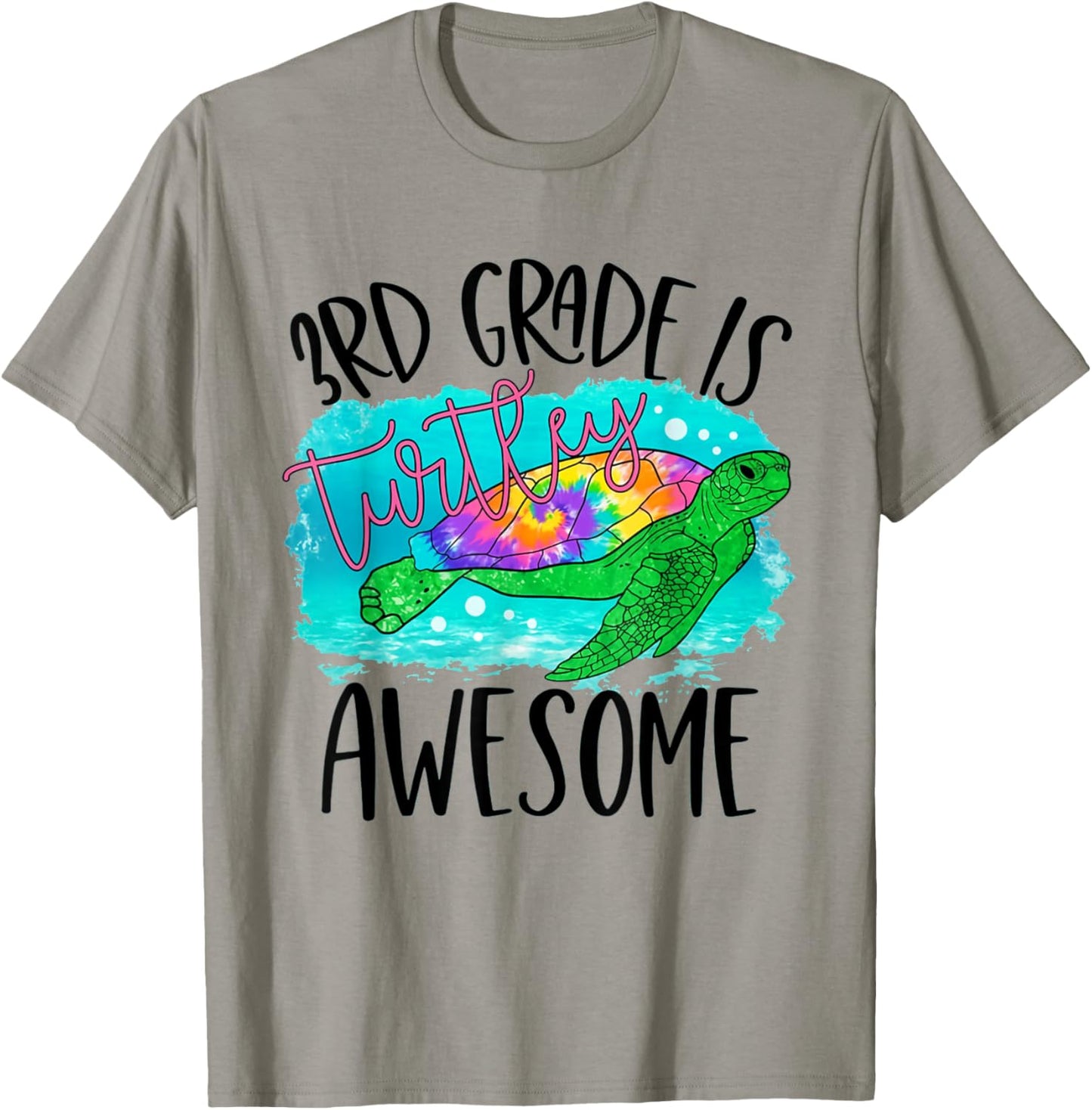 3rd Grade is Turtley Awesome Back To School Boys Girls Kids T-Shirt - T-Shirt | Sand