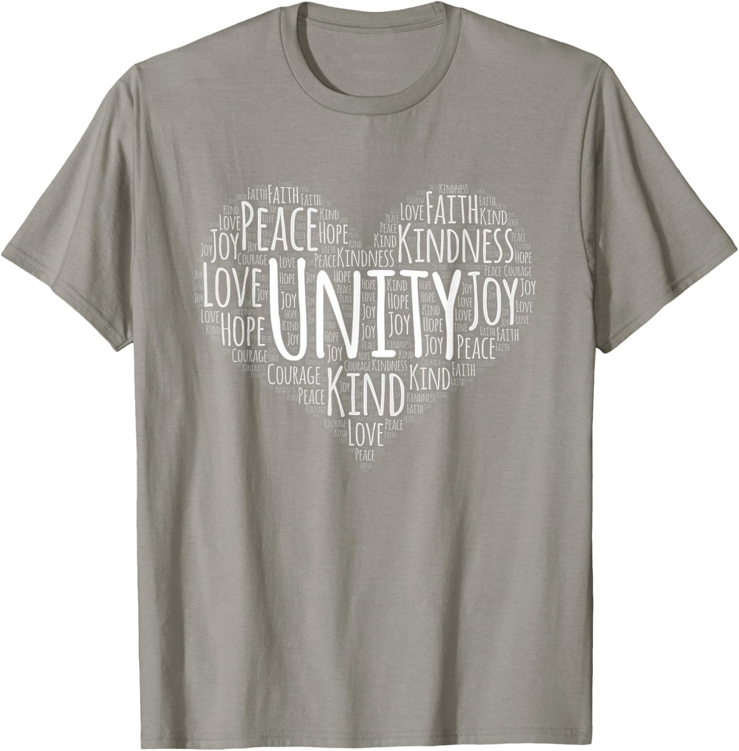 Unity Day Orange Heart Anti Bullying Gift T-Shirt - T-Shirt | Sand