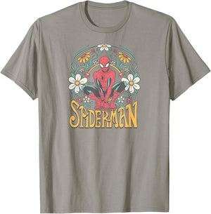 Spider-Man - Florals T-Shirt - T-Shirt | Sand