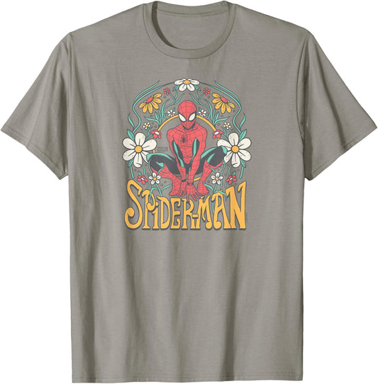 Spider-Man - Florals T-Shirt - T-Shirt | Sand
