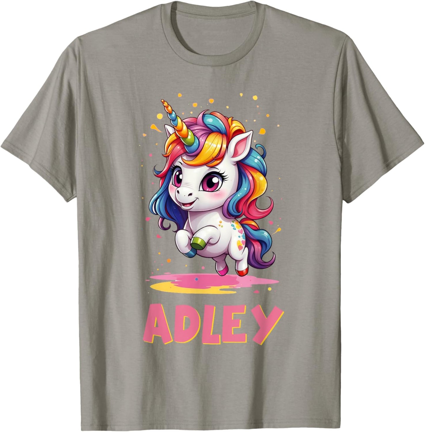 Adley Merch Unicorn Design T-Shirt - T-Shirt | Sand