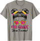 Fourth Grade Here I come Messy Bun Hair back to school Girls T-Shirt - T-Shirt | Sand
