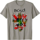 Clan Boyd Tartan Scottish Family Name Scotland Pride T-Shirt - T-Shirt | Sand