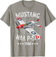 P-51D Mustang Vintage North American P-51D Fighter Warbirds T-Shirt - T-Shirt | Sand