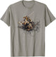 The Lord Of The Rings Aragorn Horse Portrait T-Shirt - T-Shirt | Sand